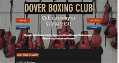 Desktop Screenshot of doverboxingclub.com